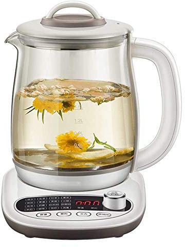 SJHDHDA Kettles for Boiling Water Glass Tea Kettle Heater with Digital Temperature Controls, Programs for Your Favorite Teas & Coffee, Stainless Steel Glass Boiler Learned extensively