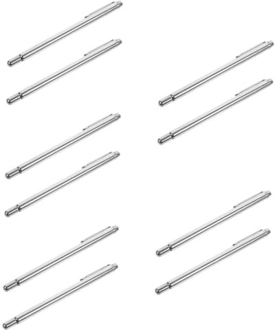 Cabilock 5 Ensembles De Canne À Pêche pour Portable Tige De Détection Baguette De Sourcier Portative Outil De Sourcier Outils De Acier Inoxydable 2 Pièces * 5