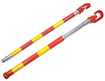 Palo di Traino for Auto da 3t, 5t, 6t e 8t, Asta di Traino Portatile, tampone di Sicurezza a Molla Spessa e Robusta, for Veicoli con Frizione del rimorchio e Auto(8 t)