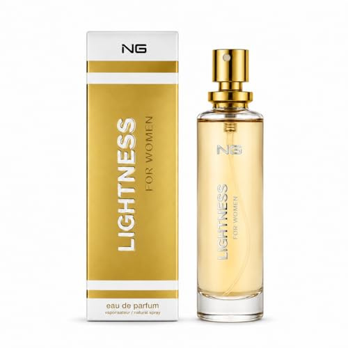NG Lightness Eau de Parfum 15 ml Damen Duft Reisegröße mit Zerstäuber – fruchtig blumiges Parfum Spray mit Mango Bergamotte Jasmin Olibanum Vanille und Sandelholz
