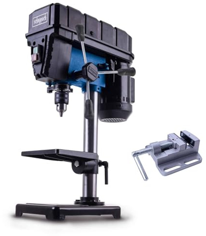 Scheppach Perceuse à colonne détabli TBM200-400W - 550-2600 tr/min - table 164 x 162 mm - inclinable - mandrin 1,5-13 mm - profondeur de perçage 50 mm