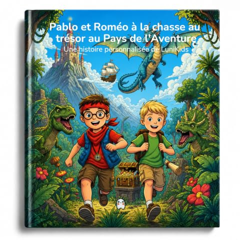 Livre Enfant Personnalisé avec Photo – Style Bande Dessinée | Histoire Unique & Illustrations BD Personnalisées | Aventure sur Mesure avec Prénom, Personnage, Thème & Histoire (Couverture rigide)