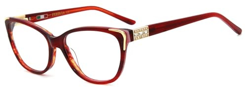 FERAVIA Fausses Lunettes de Vue Femme Homme Lunettes Sans Correction Lunettes à Verres Transparente