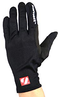 BARNETT NBG-18 Gloves for Rollerski - cross-country - road bike - running - Black (Small)
