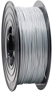 OWL-Filament Premium 3D PETG Filament 1kg 1,75mm PET-G Made in Germany (Silber)
