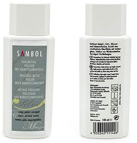 Sambol - Edelmetall-Politur mit Nano-Technologie 100 ml - reinigt, poliert und versiegelt