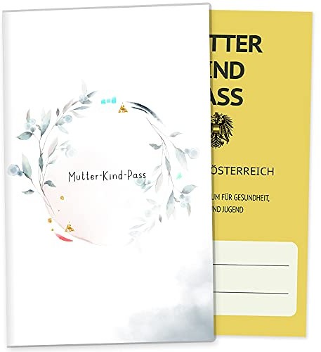 OLGS Mutter-Kind-Passhülle Österreich 3-teilig Amazing Aquarell Geschenk für Schwangere | Schutzhülle für den MuKipass (MuKi-Pass Österreich ohne Personalisierung, Aquarell-02)