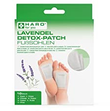 HARO Cerotti per piedi alla lavanda, 10 pezzi, autoadesivi con ingredienti naturali