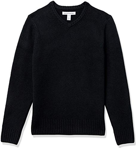 Amazon Essentials Hombre Jersey de Manga Larga con Cuello Redondo y Tacto Suave