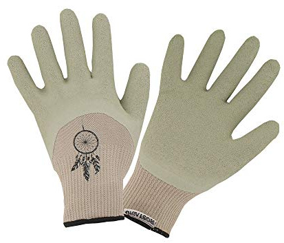 Gant de Jardinage Plantation Rempotage Fibres de Bambou et Latex Beige Boho-ROSTAING-Taille 07