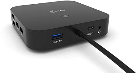 i-tec Estación de acoplamiento USB-C 2 x 4K - 2 x DisplayPort 1 x USB-C 3 x USB 3.0 2 x USB 2.0 1 x GLAN 1 x audio/micrófono