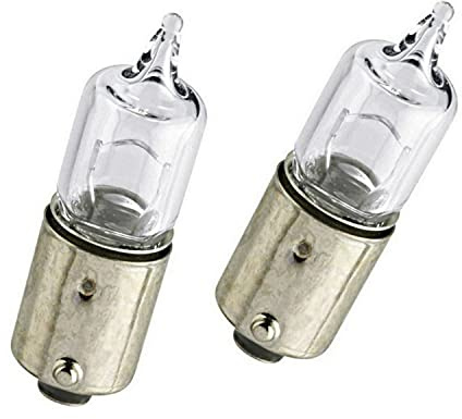 2x Jurmann H6W 12V Long Life Halogen Birne für Hecklicht, Rückfahrlicht, Parklicht, Standlicht - E-geprüft