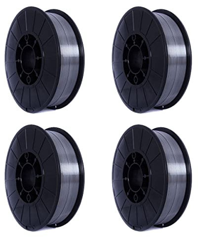 INE - Fil fourré mig Diam 0.9mm x 450 g Lot de 4 bobines Soudage MIG-MAG Soudage semi automatique