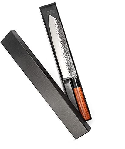 WERWER Couteaux de Cuisine à la Main Set Falsifier Cleaver Kirsuke Sashimi Filet de Poisson Santoku Barbecue Couteaux Professionnels Couteau (Color : Kiritsuke Knife)