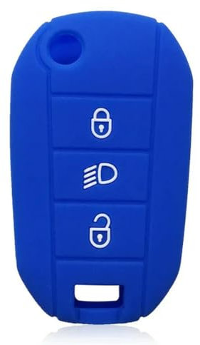 BOLNEY Silikon Autoschlüssel Hülle für Peugeot 301 2021 308 508 408 Expert Partner für Citroen C4L Berlingo C3 Aircross C4 Cactus Picasso C5