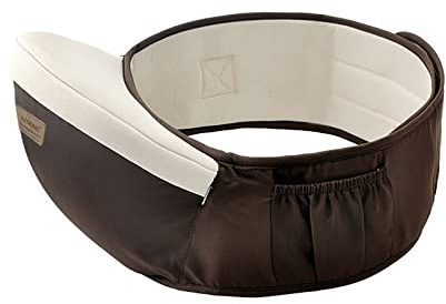 Schwangerschaftspflege Set Walkers Baby Taille Hipseat Hip Hold Belt Infant Seat Sling Rucksack Baby Mother Care Hosen Erweiterungen (Coffee, One Size)