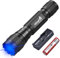 UltraFire WF-501BL PRO - Torcia a LED a luce blu, 10 W, luce blu per la visione notturna, pesca, pesca, pesca, pesca