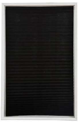 No Drill Blinds Non-woven Fabric Cut to Size Easy Fit Self Adhesive Stick On Blinds Pleated Temporary Shades Clip In Paper for Windows Patio Doors Kitchen Bathroom Bedroom (1, Black, 60 * 150cm)