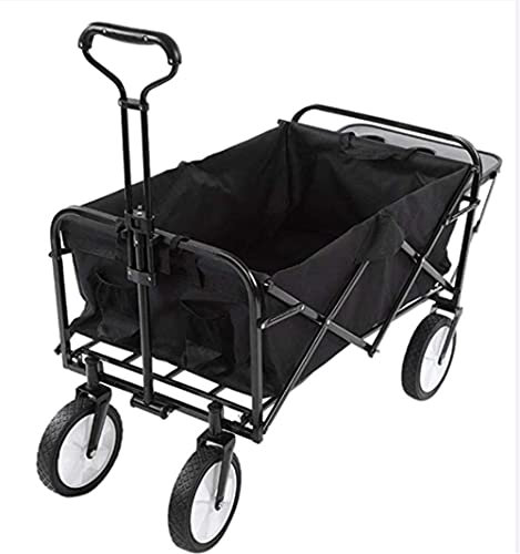 NZpost Heavy Duty Foldable Garden Trolley Cart Wagon Truck 600D Wheel Used for Supermarket Shopping and for The Beach Outdoor BBQ Storage