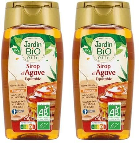 Jardin BiO étic - Sirop d'Agave 250 ml (Lot de 2)
