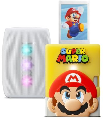 instax mini Link 3 Limited Edition - stampante istantanea per smartphone con custodia in silicone design ? Block Super Mario, dimensioni stampa 62x46 mm, pellicola non inclusa