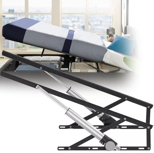 Meccanismo elettrico di sollevamento del letto, rialzi in acciaio resistente con telecomando, capacità di carico 600 kg, per contenitore e basi letto a molle