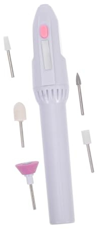 Healifty Machine à Polir Ongles Électrique Portable Forme de Stylo Ponceuse Manucure Multifonction Légère Usage Professionnel et Personnel sans Batterie Design Ergonomique pour Femmes