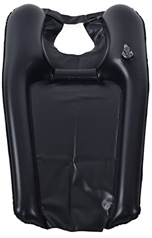 Ausla Bärbar Hårtvättställ Uppblåsbar Schamposkål med Pump 60x38x10cm Lätt PVC-silikon för äldre Funktionshindrade Gravida Sängliggande