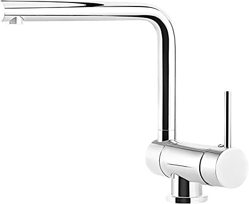 Grünblatt Küchenarmatur zur Vorfenster Montage Fenster Armatur (Chrom, 1-Umklapp-L)