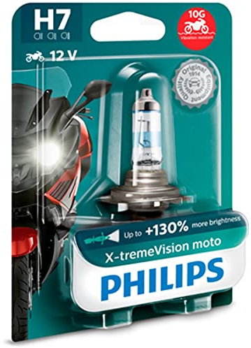 PHILIPS H7 Glühlampe Fernscheinwerfer 55W 3500K Fernlicht Halogen Birne 12972XV+BW