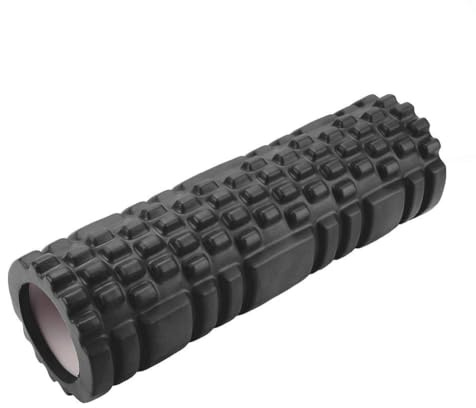 Foma Roller Mini Massage Fitness Yogabyxor för muskelavslappning sjukgymnastik stretching fitness (svart)
