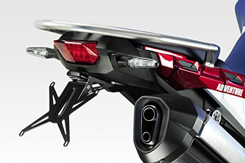 CRF1000 Africa Twin Standard und Adventure Sports 2018/19 - Kit Kennzeichenhalter International (R-0858/1X) - inkl. LED und Hardware-Bolzen - De Pretto Moto (DPM Race) - 100% Made in Italy