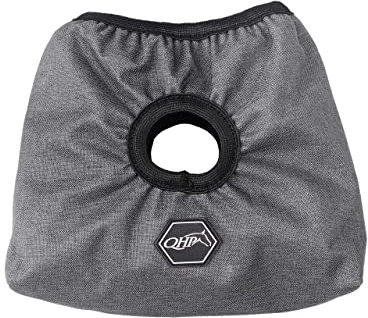 QHP Steigbügel-Überzüge Steigbügel-Schützer Fleece-Futter (grau)