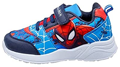 Marvel Boys Spider-Man Trainers, Blue, Size 8