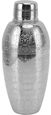 Coctelera, Coctelera De Estilo Americano De Acero Inoxidable 304, Coctelera Mezcladora Para Accesorios De Barra(Talla Patrón Plata)