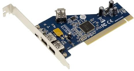 KALEA-INFORMATIQUE Carte contrôleur PCI vers FireWire 400 IEEE1394a 3 Ports avec chipset TI TSB43AB23