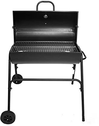 Parrilla de Barbacoa de carbón portátil, Parrilla con Ruedas para Picnic, jardín, terraza, Camping, Cocina al Aire Libre, Viajes
