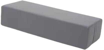 JISADER Yoga-Bolster, Yoga-Werkzeug, maschinenwaschbarer Bezug, Lendenkissen, Meditationskissen für Gleichgewichtsbeine, Yoga-Praxis, Meditation, grau