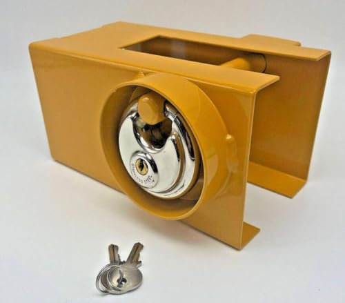 Trailer Lock Hitch Coupler Kit Heavy Duty Anti-Theft Tongue Boat Travel Trailers Tow Hitch & Keys for Towing Caravan Security ForPressed Steel Hitches