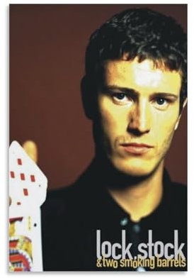 XIAYIMAO Lock, Stock And Two Smoking Barrels Classic Movie Poster (18) Poster Cool Artworks Painting Wall Art Canvas Prints Hanging Picture Posters 16x24inch(40x60cm)