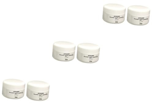 HOMSFOU 3 Sätze Fliesen Kleber Fliesenkleber Bodenfliese Keramik Fliesen Reparatur Paste Fliesenreparatur Paste Fliesenrisspaste Keramische Risspaste Plastik Weiß 2 Stücke * 3