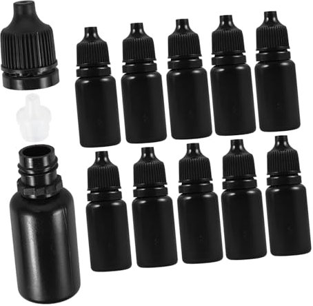 WEKAMOS 24pezzi Flaconi Contagocce Squeezable Da Bottiglie Portatili Ermetiche Anti-luce Per Oli Essenziali Include Tappi Salva-perdite Compatti Per Viaggi e Uso Quotidiano