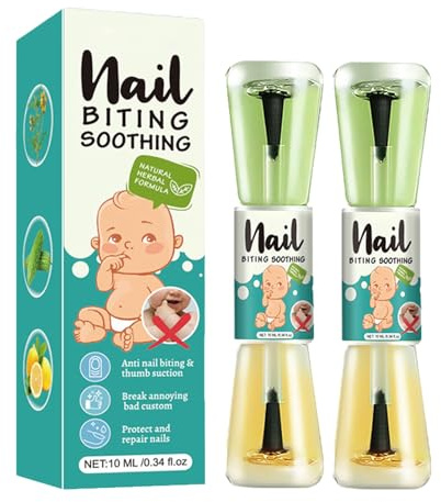 Prevención De Mordeduras De Uñas Para Niños, 2 Piezas Dejan De Uñas