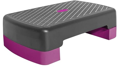 Eoixuqba Aerobic Stepper Klein, 45x28x13cm Fitness Stepper Für Zuhause, Steppbrett Fitness, Höhenverstellbar, Rutschfeste Oberfläche, Fitnessgeräte Für Krafttraining Und Aerobic