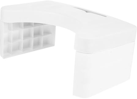 Beatifufu Tabouret de Salle de Bain Marchepied Antidérapant Blanc Polypropylène Tabouret de Toilette Stable pour Adultes Garçon et Filles Femmes Enceintes Favorise Transit Sain Polyvalent pour Maison