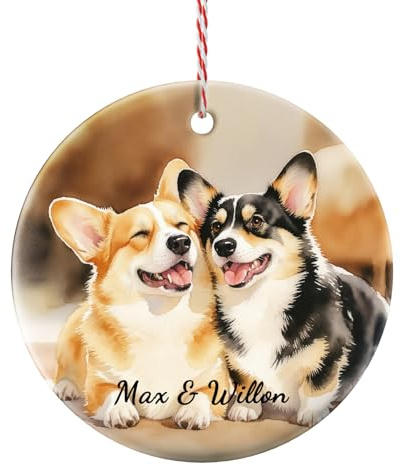 DPDP Personalisierte Weihnachtskugeln 2025 – Weihnachtskugeln selbst gestalten, Weihnachtsdeko Personalisiert Geschenke für die Familie, Paare, Haustiere, Babys erstes Weihnachten