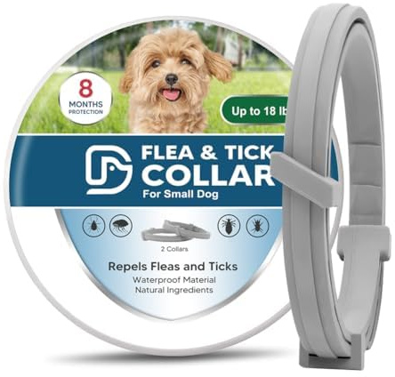 NJKPUYT Small Dog Flea Collar, Safe to Use - 1P