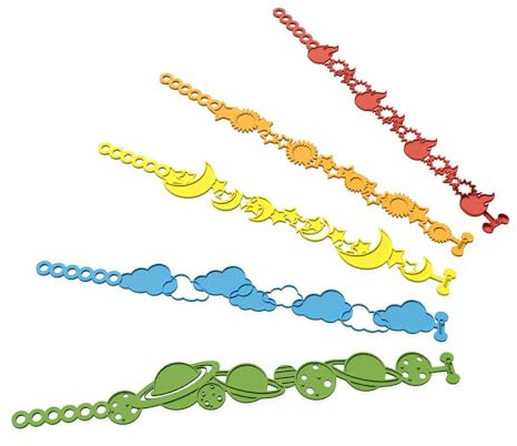 Chicco Pulseras perfumadas a la citronela para niños y adultos, coloridas y divertidas, ideales para muñecas y tobillos, fragancia natural de origen vegetal, paquete multipack de 5 unidades