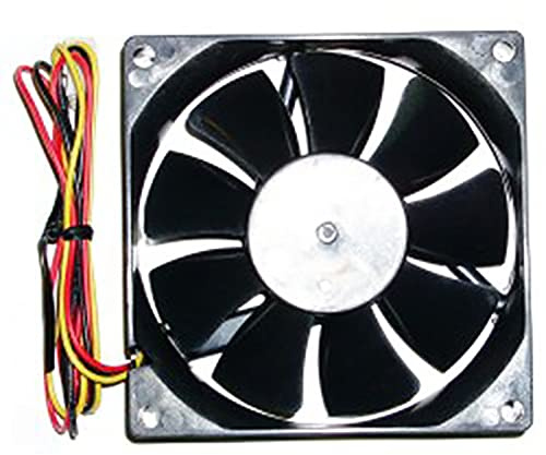 BeMatik - Ventilador de chasis 80x80x20 mm de 12 VDC para caja de ordenador con rodamiento de bolas