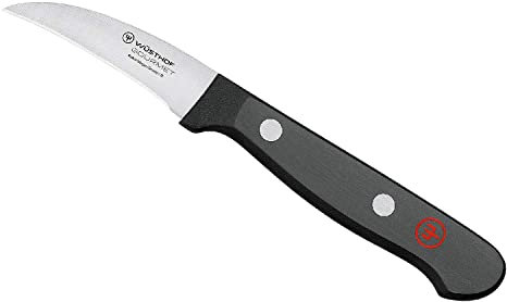 WÜSTHOF Gourmet Schälmesser 6 cm, Silber, Schwarz